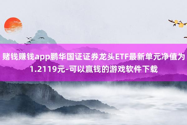 赌钱赚钱app鹏华国证证券龙头ETF最新单元净值为1.2119元-可以赢钱的游戏软件下载